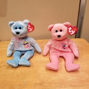 Easter Beanie Babies - Mum and Eggs II